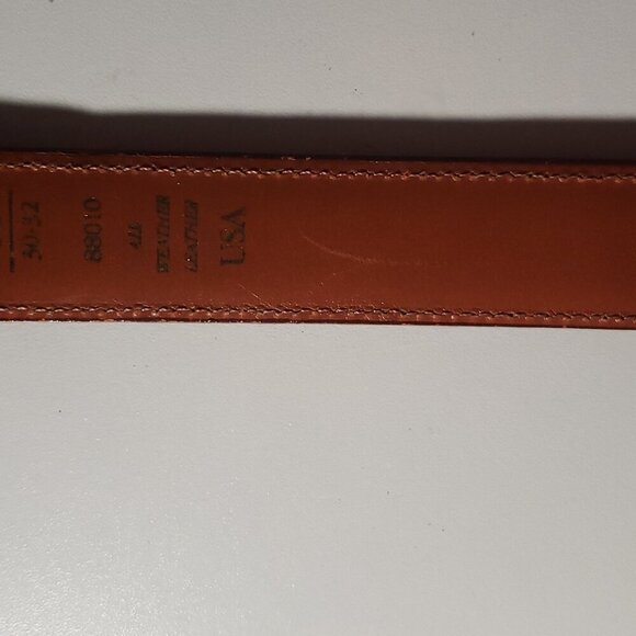 Dooney & Bourke Cognac Leather Belt - Picture 5 of 12